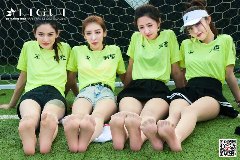 Model 兔子&凉儿&甜甜&允娜 - 足球丝足