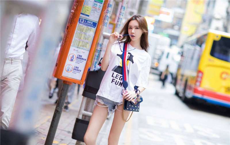 清纯美女户外写真集