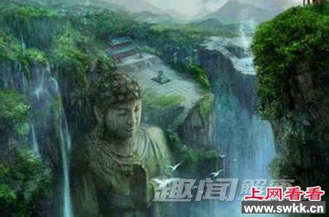 四川乐山大佛闭眼流泪之谜 图