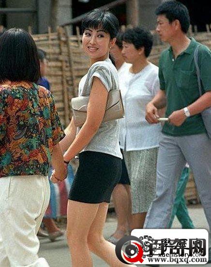 老照片：80年代中国时尚美女