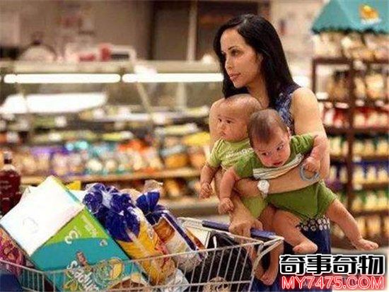 世界上最奇葩的怀孕案例（一个生下8胞胎的女人）