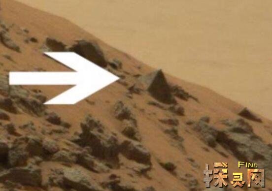 火星上的金字塔之谜，可能是外星人建造/照片清晰可见