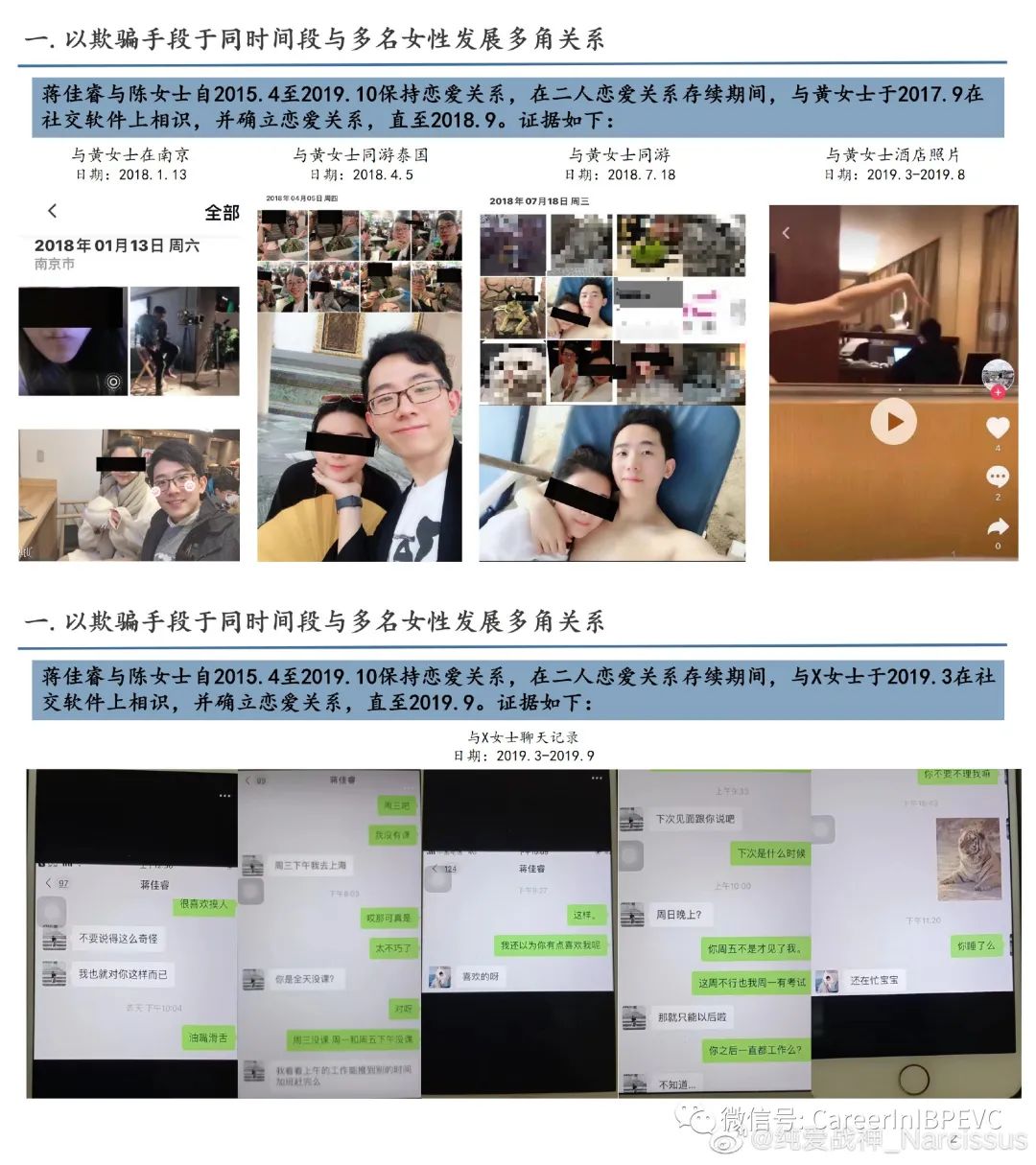 华泰最帅投行男被举报与多名女性发展多角关系！从没见过这么牛的举报PPT...
