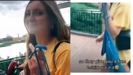 在迪士尼穿露球装，是美国辣妹的薅羊毛密码
