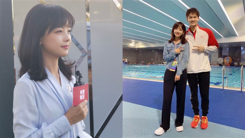 央视美女记者恋上小5岁泳将 公开7天爆“知三当三”被停职