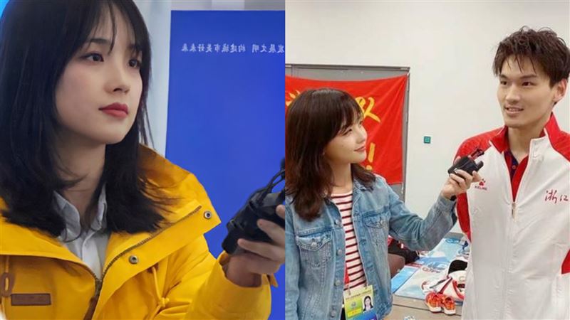 央视美女记者恋上小5岁泳将 公开7天爆“知三当三”被停职