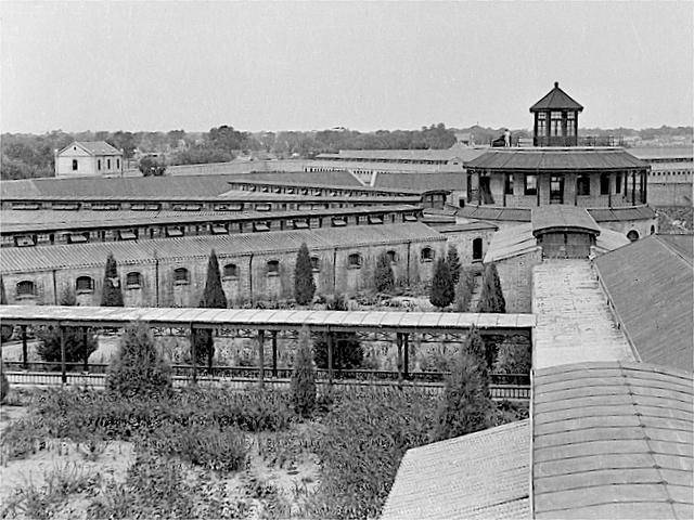 京师第一监狱老照片，川岛芳子被执行死刑现场