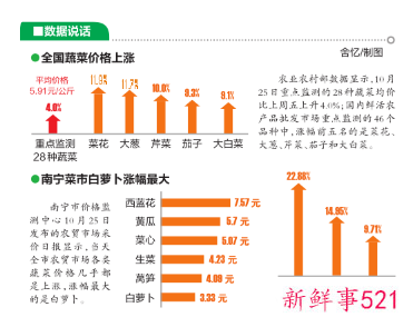 蔬菜价格为什么仍将高位运行