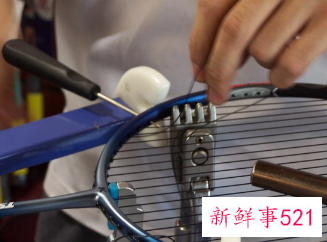 羽毛球三大穿线法
