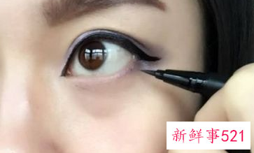 小眼睛怎么画眼线显眼睛大