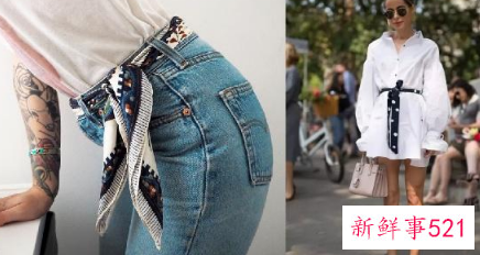 小丝巾怎么搭配才好看呢