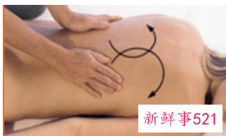 后背按摩手法图片