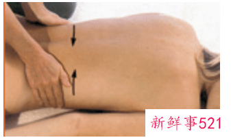后背按摩手法图片