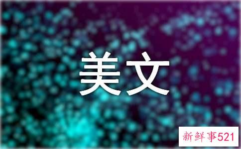 一个90后的内心独白美文
