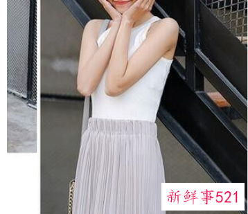 女生穿白裙子搭配