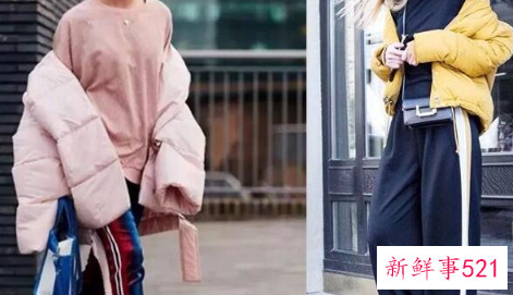 粉色棉服配什么内搭和裤子