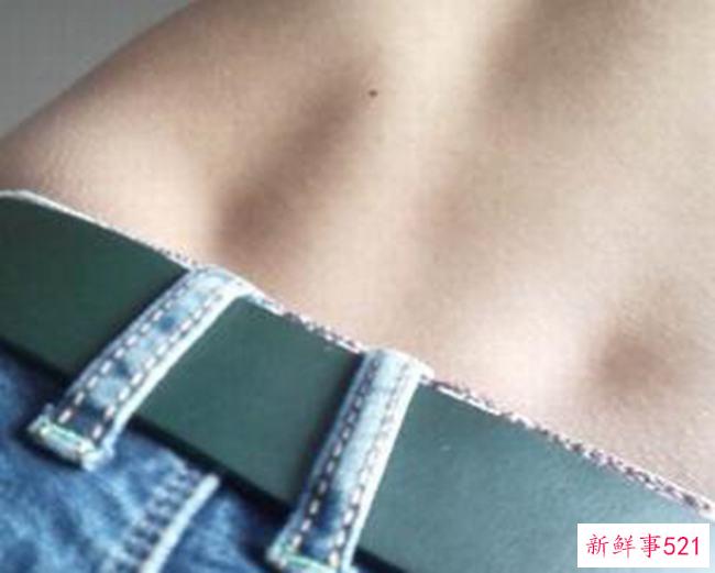 腰窝是什么样子的？腰部后面的天然凹窝(遗传因素)