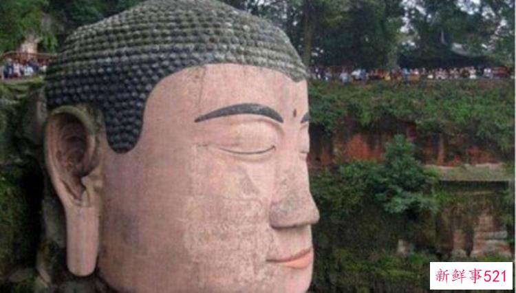 乐山大佛睁眼闭眼之谜，灵山大佛闭眼事件