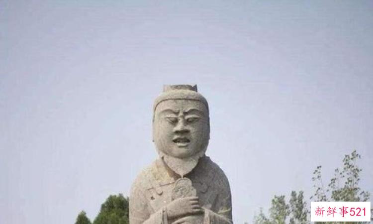 武则天墓石像的头农民发现了,河南农民挖出武则天唯一遗物