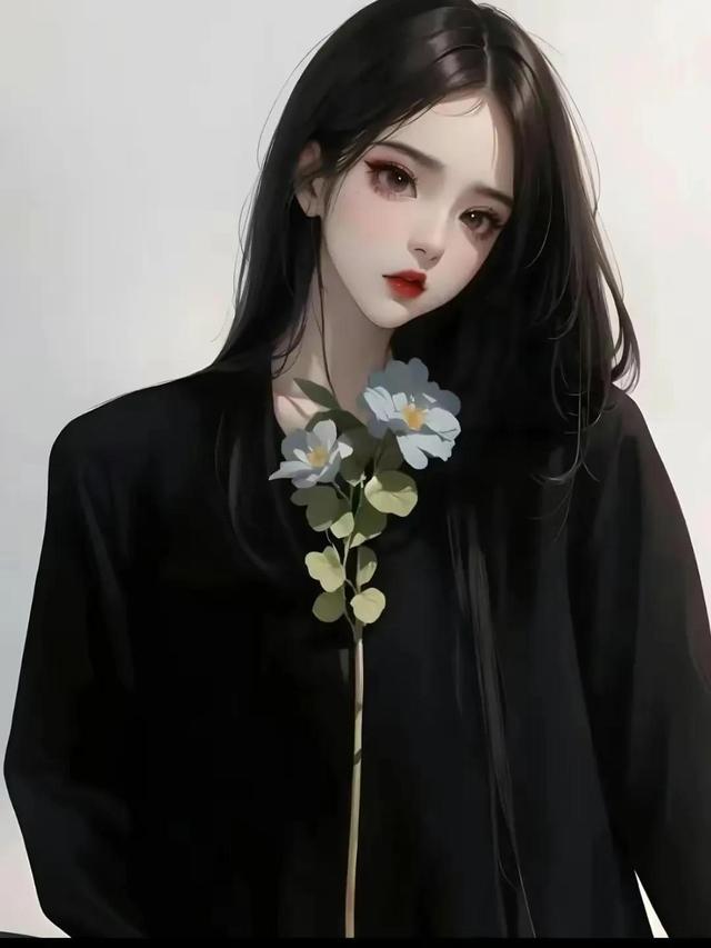 黑色系高级女生头像，是你把我解救出来然后又把我推下深渊