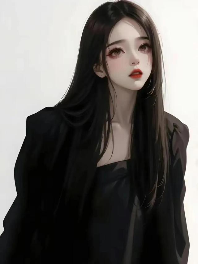 黑色系高级女生头像，是你把我解救出来然后又把我推下深渊