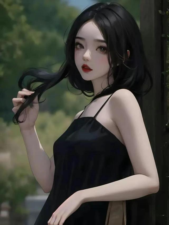 黑色系高级女生头像，是你把我解救出来然后又把我推下深渊