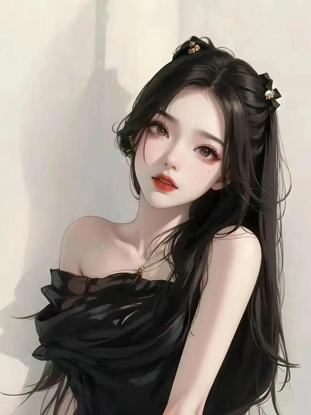 黑色系高级女生头像，是你把我解救出来然后又把我推下深渊