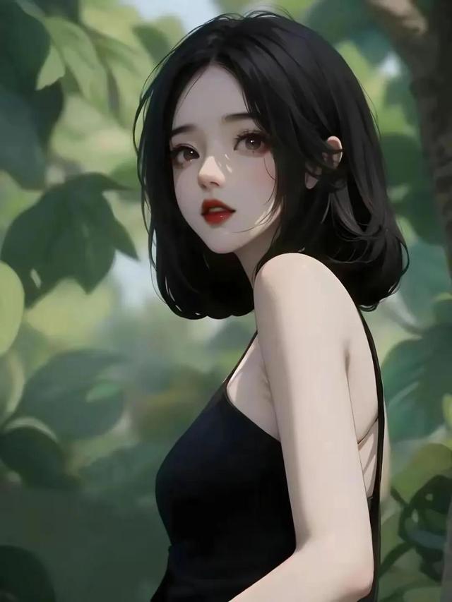 黑色系高级女生头像，是你把我解救出来然后又把我推下深渊