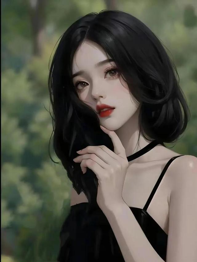 黑色系高级女生头像，是你把我解救出来然后又把我推下深渊