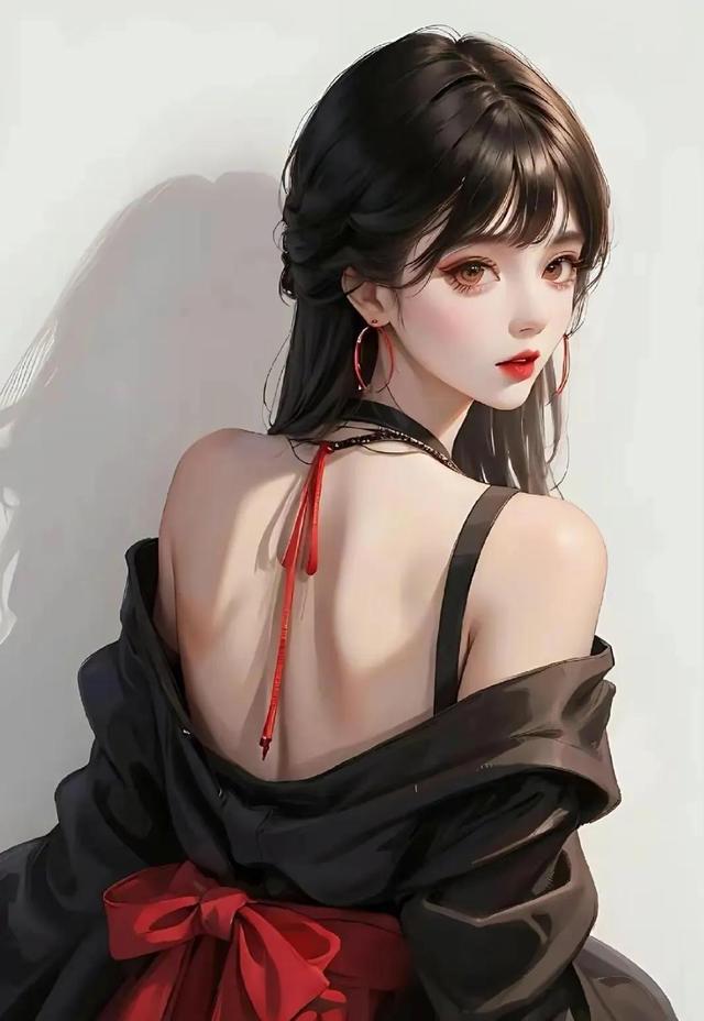 黑色系高级女生头像，是你把我解救出来然后又把我推下深渊