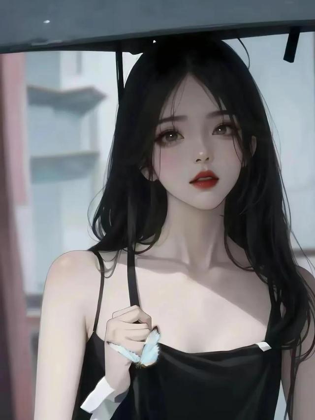黑色系高级女生头像，是你把我解救出来然后又把我推下深渊