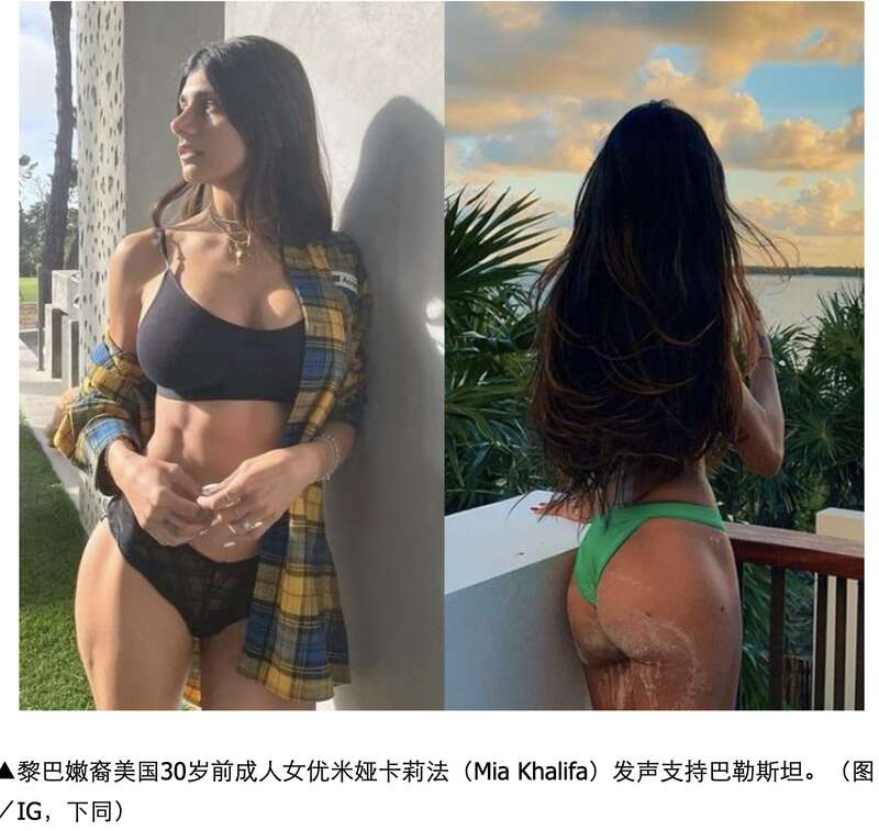 黎巴嫩裔AV女帝挺巴勒斯坦 遭P站冻结收入捐以色列