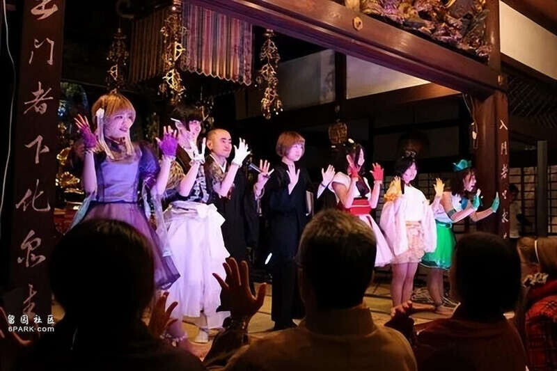 寺庙主持开直播 聘用女仆 组建女团引流 无人机迎佛会