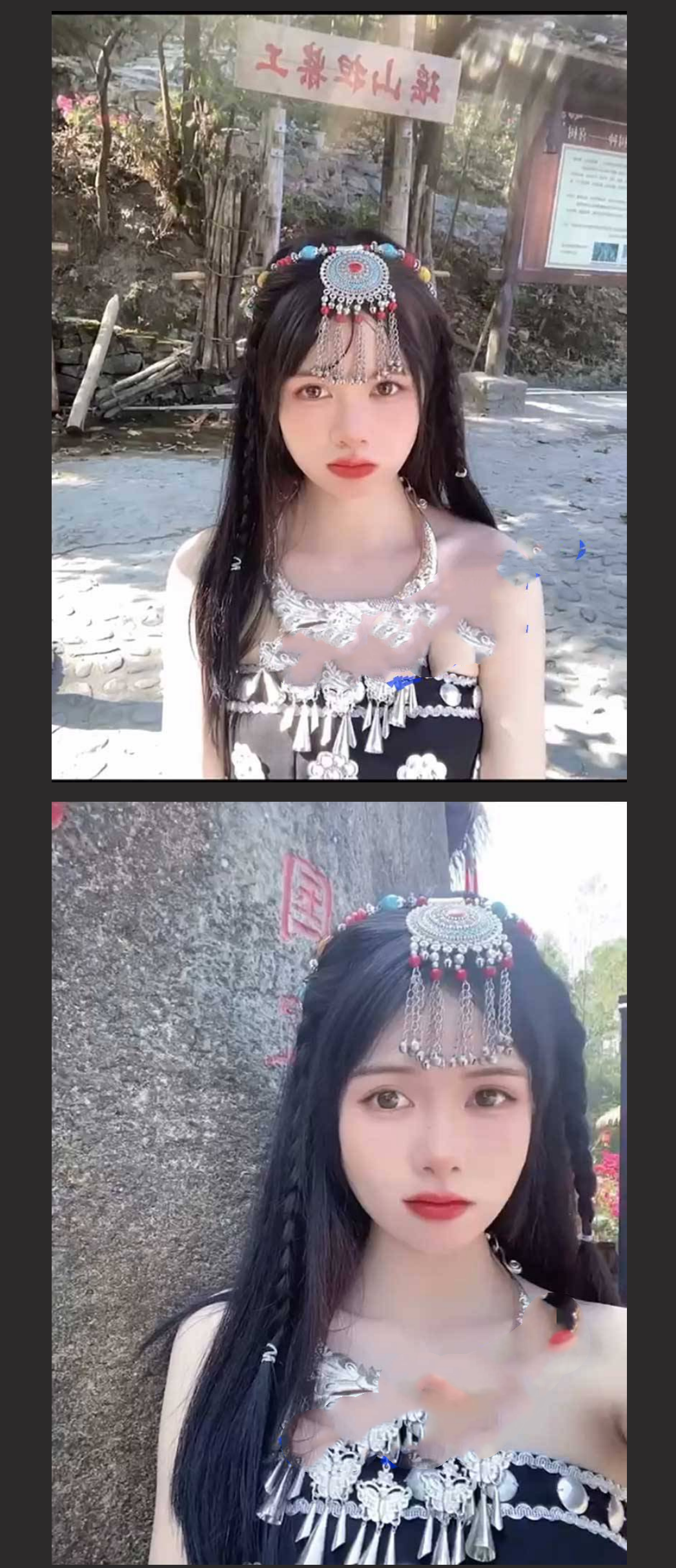 云南瑶山姑娘「蔡亿佳」清纯阿妹竟在楼道口与男友啪啪！吃鸡啪啪完整版视频流出