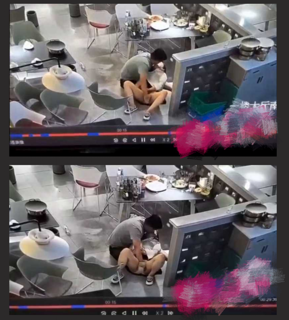 武汉汪洋烧烤瓜 情侣在一楼大厅 当众抠逼舌吻 无忌他人简直炸裂！