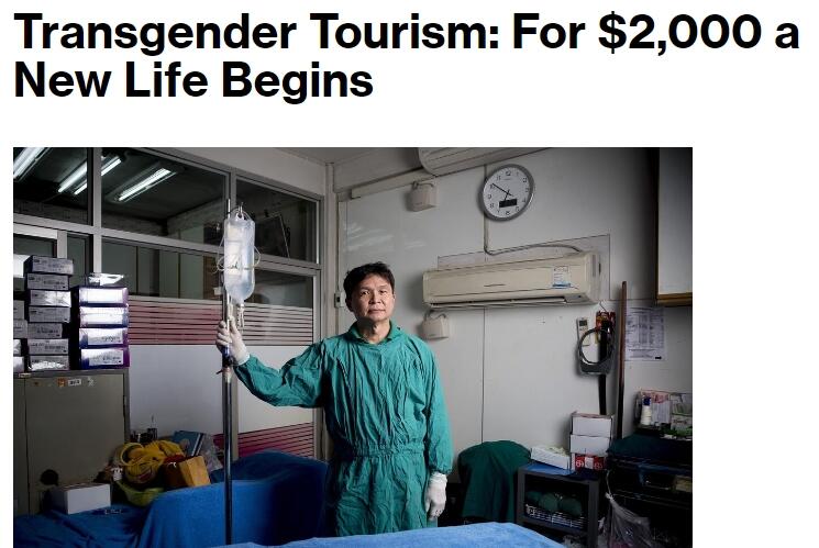 一千美元安一对乃子，泰国的廉价变性手术吸引了多少老外？