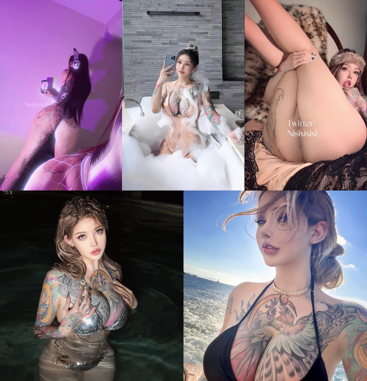 抖Y39万~微博50万粉！天花板身材最顶流网红【希希GINA】淫乱私拍啪啪3P~场面辣眼睛