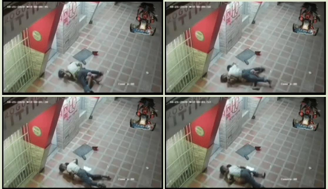 【门事件】 真实印度轮干影像❤️深夜街道上女人被无情强干，女人激烈反抗失败，被无情猛艹！