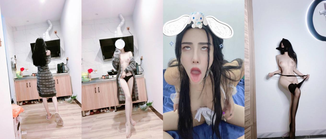 撸铁女神，无脑面部崩坏，阿黑颜00后【zhuhentai】收费私拍，各种变态式自黑，双洞紫薇