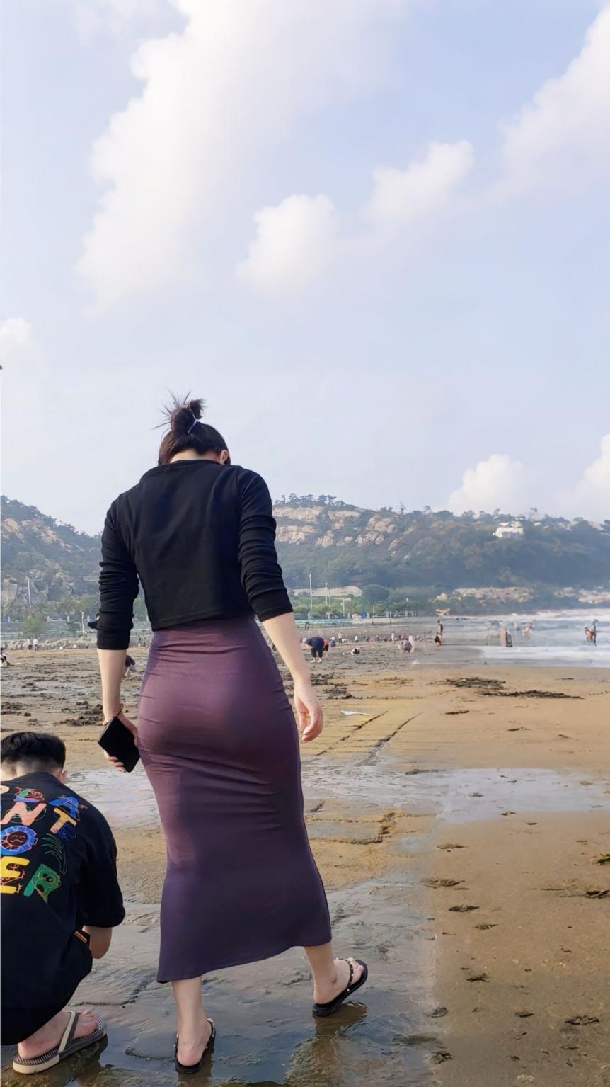 海边随拍大屁股