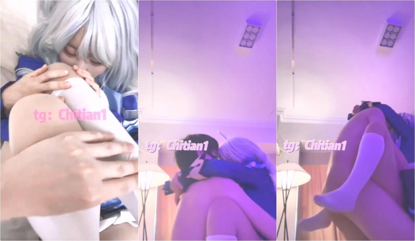 超嫩 极品颜值 可爱小萝莉 cosplay芙宁娜，被抱起来操，长得越乖 玩的越嗨！软萌甜美