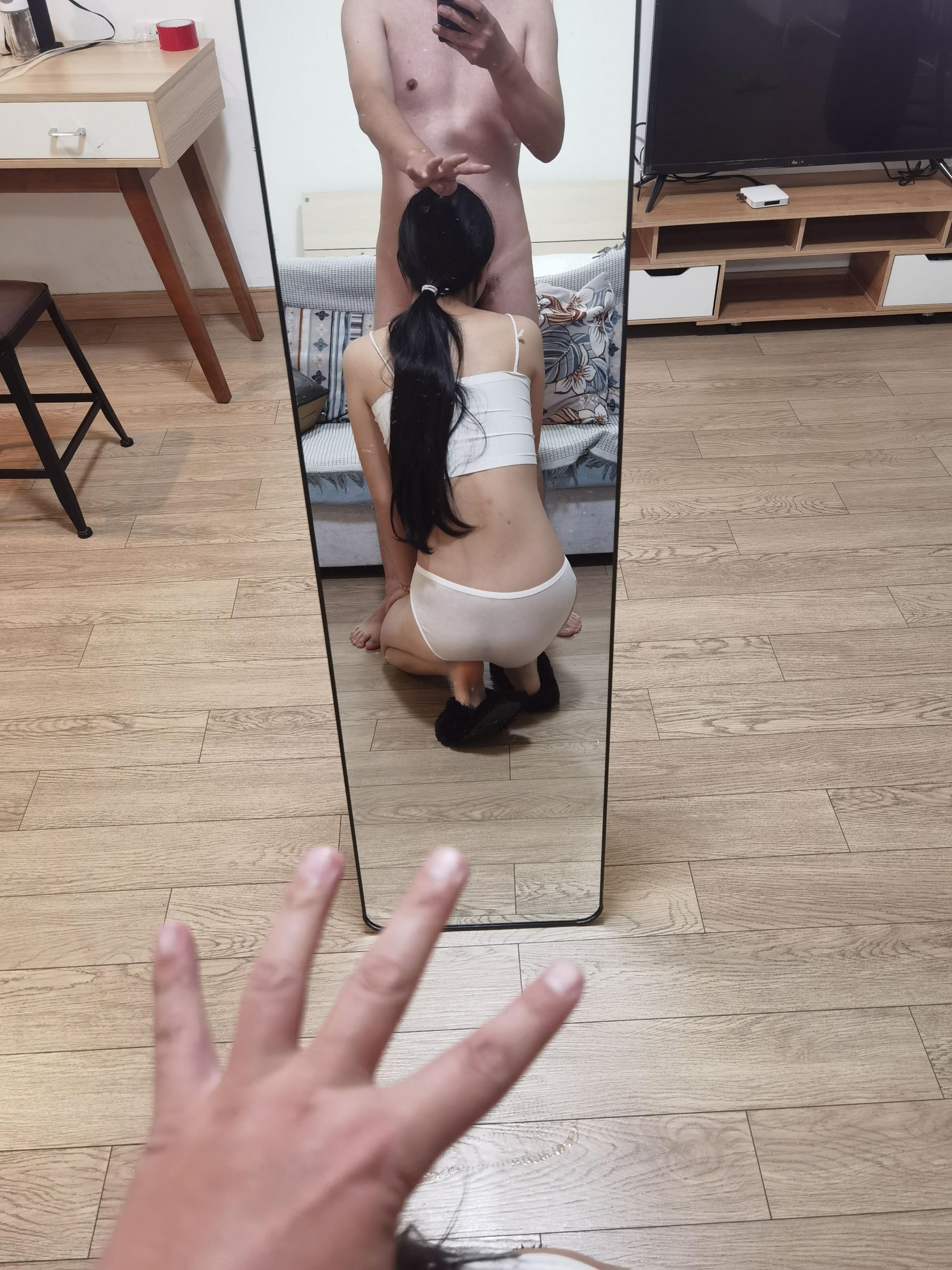在我软磨硬泡下，终于媳妇首秀