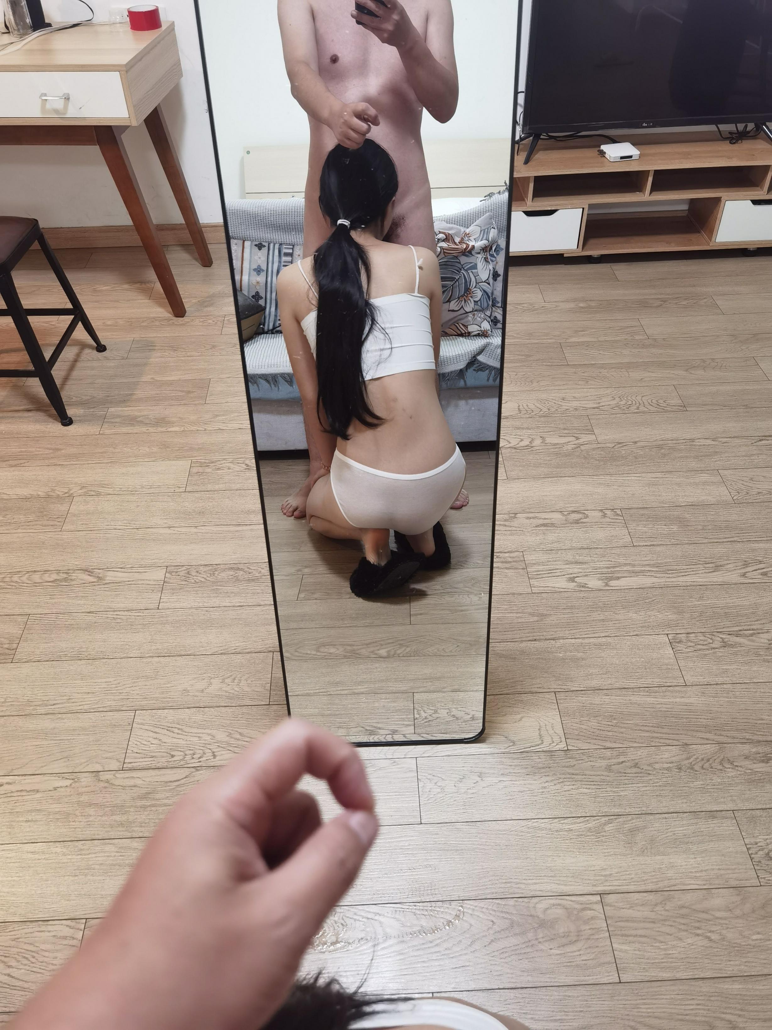 在我软磨硬泡下，终于媳妇首秀