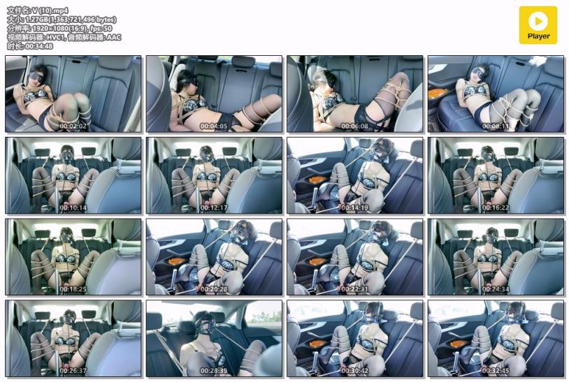 强制高潮调教『涵涵』绳艺捆绑合集 SP开腿勒嘴束缚阴道塞炮机全程淫叫激发优雅人妻M属性 多种道具调教