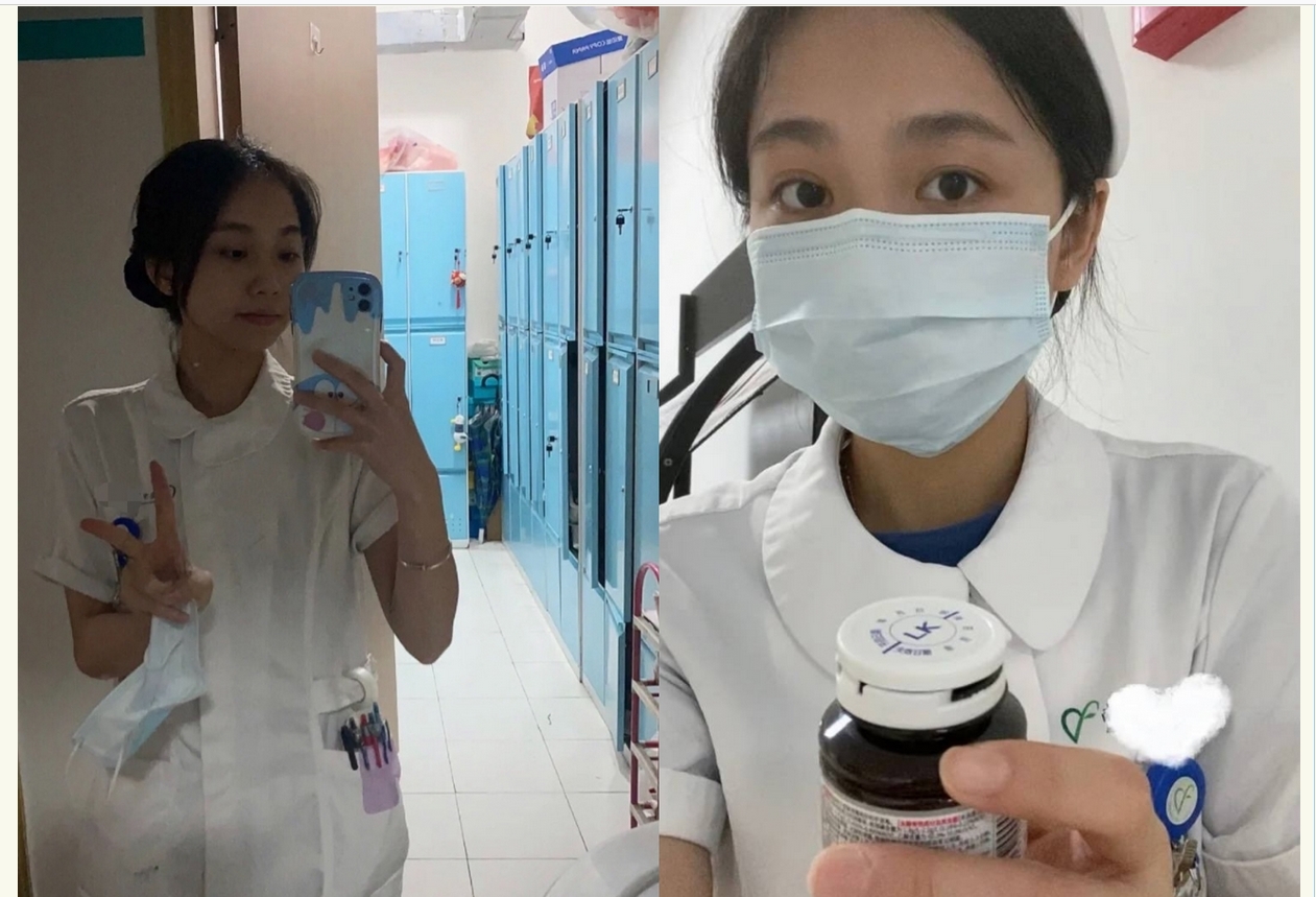 卫校毕业 高颜大眼睛护士小姐姐兼职外围私拍流出，线下约炮金主被调教啪啪长得好看身材无敌