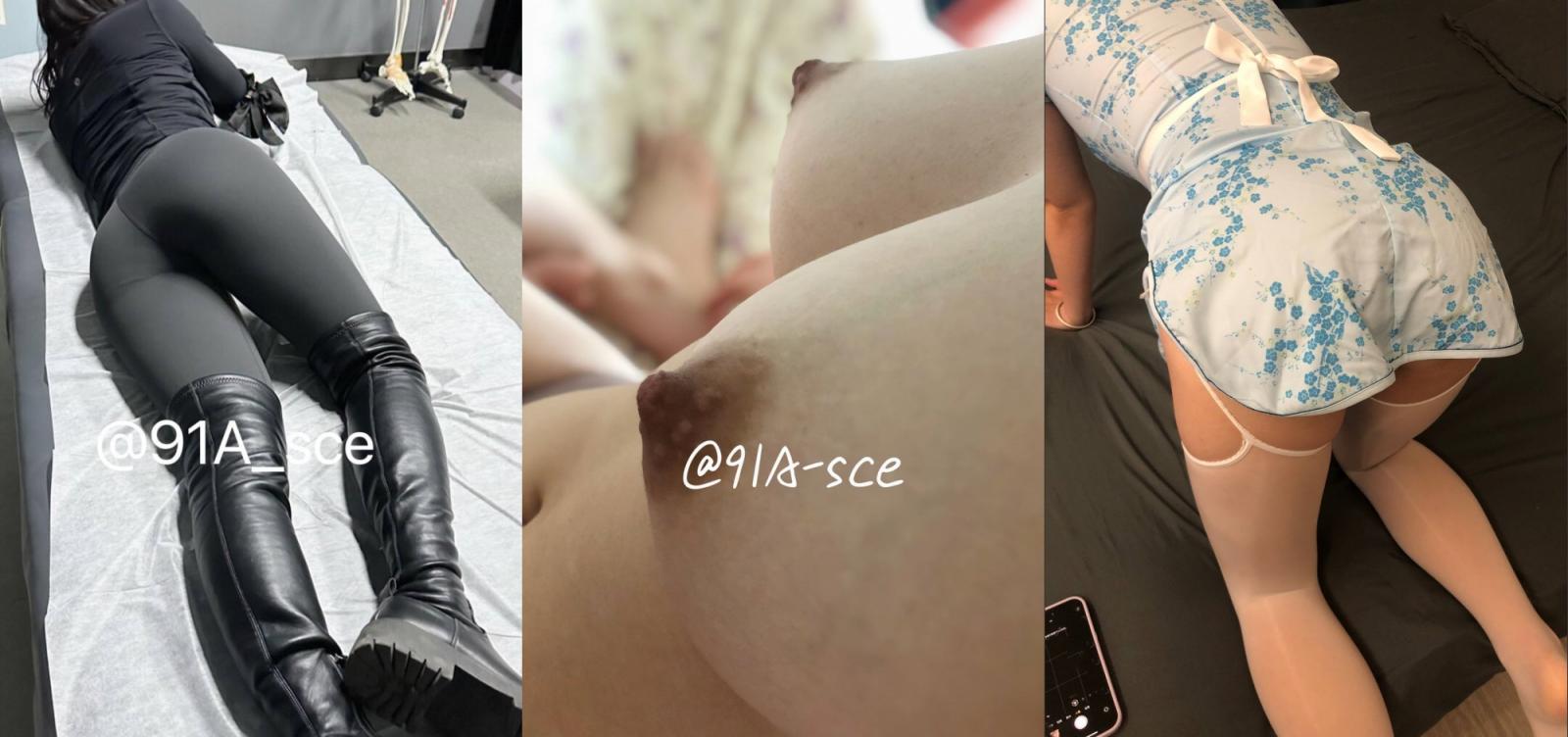 推特极品绿帽，性瘾情侣【sce与小条】最新付费福利，圈养高颜值萝莉小母狗，各种制服玩肏