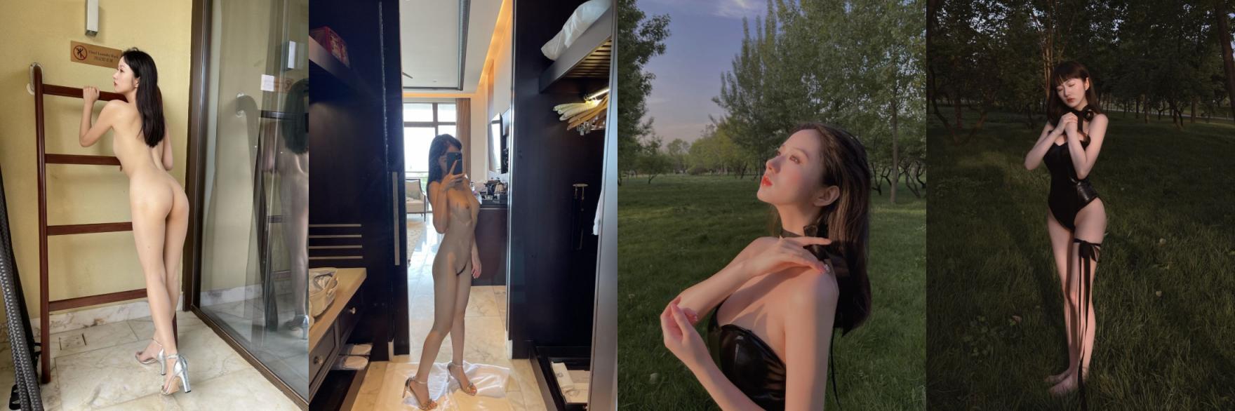高颜值，好身材，极品汉服模特【焕儿】福利全集，各种淫荡露出拍摄，被金主调教啪啪内射
