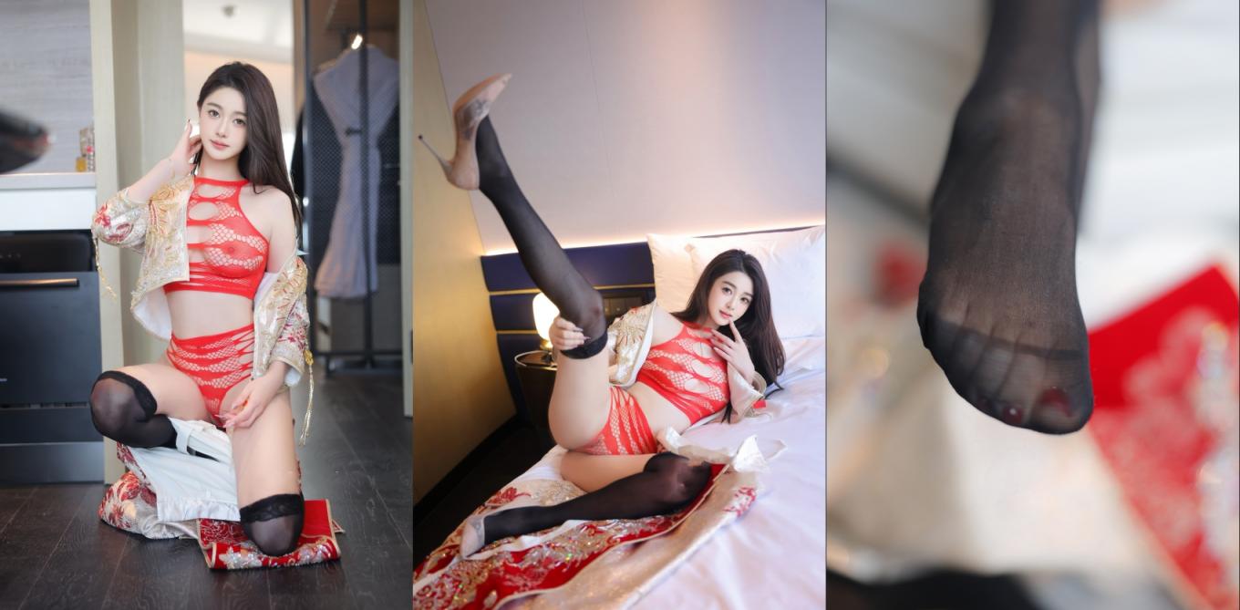 顶级颜值，秀人网头牌，极品女神【candy糖糖】大尺度福利，新春巨献，大黑鸡巴插B自慰叫床