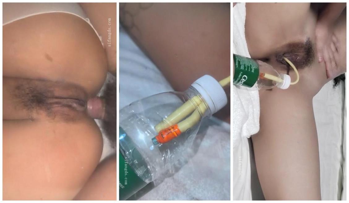 真实暴力迷奸❤️性感纹身女无意识随意摆玩操菊花导尿插肛屎都粘出来了