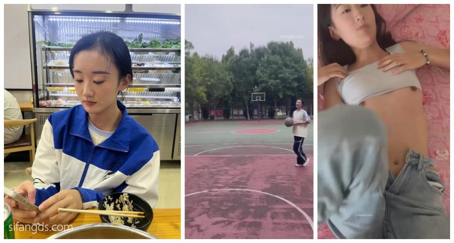 原档泄密流出❤️篮球场泡到个外表清纯大一小师妹没想到床上如此反差喜欢被颜射